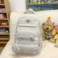 Minimalist mori-style large capacity lightweight ins-style fashionable versatile backpack for middle school, high school, and college students - perfect for travel