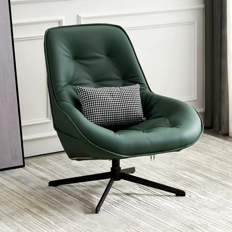 Luxury scandinavian swivel chair - perfect for balconies, living rooms, bedrooms, gaming, indoor & outdoor relaxation - lazy sofa with rotating reclining function