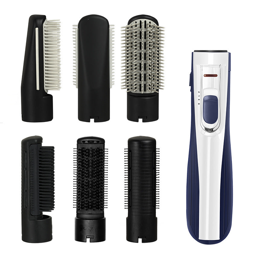 Cross-border Middle East hot air comb Multifunctional three-in-one hair straightener Curling iron Hair dryer Three-purpose hair changing hair dryer