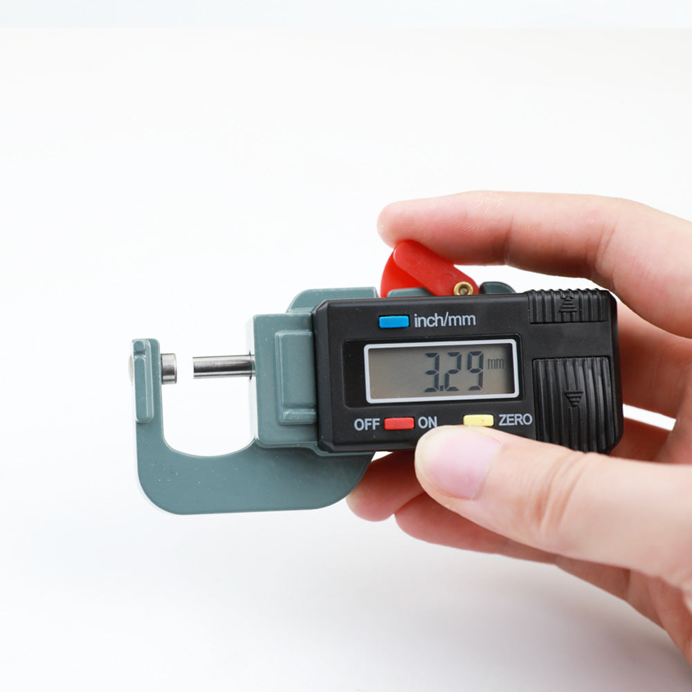 Digital Percent Thickness Gauge, Pearl/Cardboard/Film Digital Thickness Gauge Thickness Gauge 0-12.7 mm0.01mm