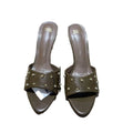 2024 summer new fashion sandals & slippers - buckled strap, single strap, women's outdoor wear, stiletto heel, square toe high heels