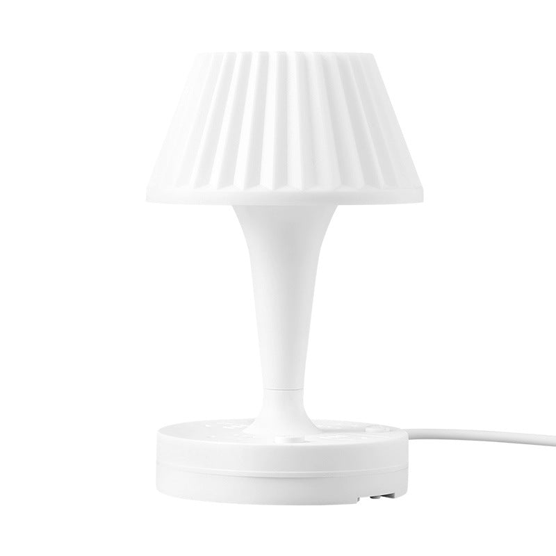Integrated desk lamp & nightstand light - led bedside lamp for study, bedroom, baby feeding, eye protection, and sleep