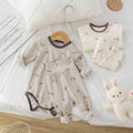 Baby bodysuit & pants two-piece set - autumn/winter cotton loungewear for boys & girls