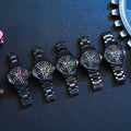 2025 new sports car wheel rotating watch - men's quartz watch with stylish car wheel design