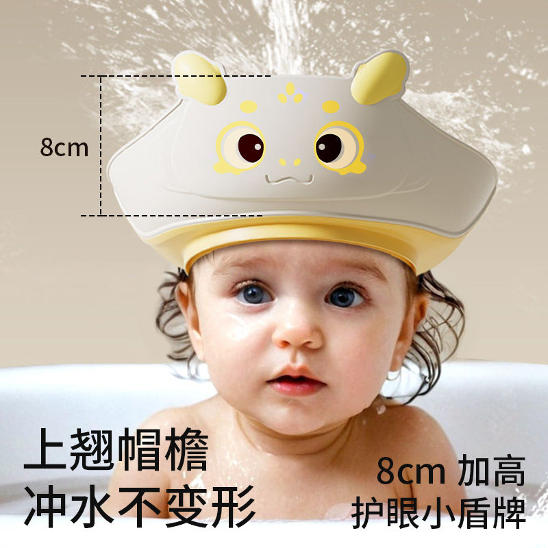 Shield dad baby shampoo gadget shampoo cap kids bath water bath hat waterproof ear protection eye protection hat