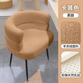 Influencer-approved bobo chair: comfortable home office computer chair, bedroom lambswool vanity stool, makeup chair, casual single sofa chair