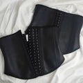 9 steel frame latex three-breasted abdominal belt cross-border latex waistband tight body shaping abdominal belt for women