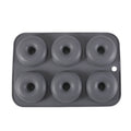 Bestselling mousse ring food-grade 6-cavity silicone donut cake mold - oven safe, direct from the manufacturer