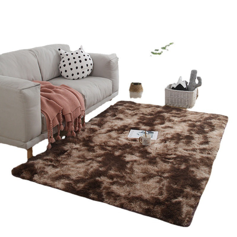 exclusive for home tie-dye carpet bedroom long stuffed carpet modern casual carpet floor mat modern scandinavian