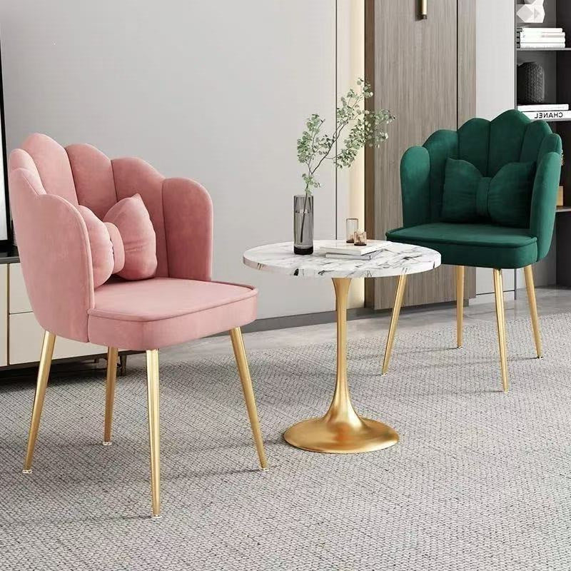 Accessible luxury chair makeup stool popular makeup chair for home lazy bedroom storage back chair dressing stool manicure chair