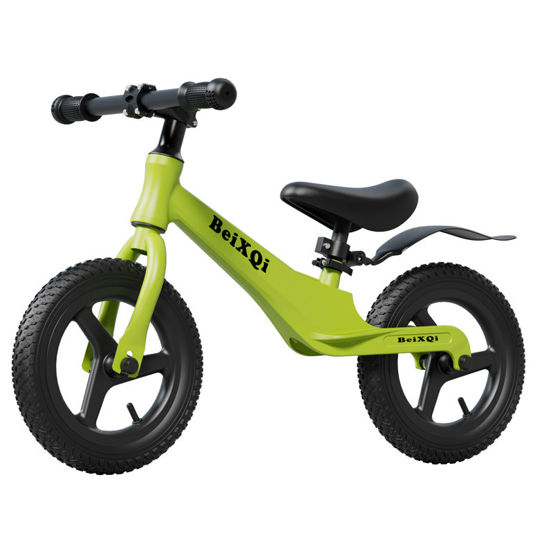 Children's balance car magnesium alloy 2-6 years old baby sliding bicycle flash pedal-free sliding two-in-one bicycle