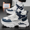 Men's youth sports shoes 2025 new winter collection: knob-lock running shoes, shock-absorbing casual shoes, breathable men's footwear