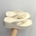 Thick sole flip flops women's summeroutwearnew arrivaleva stepping on shit ins style beach flip flops women's summer wholesale
