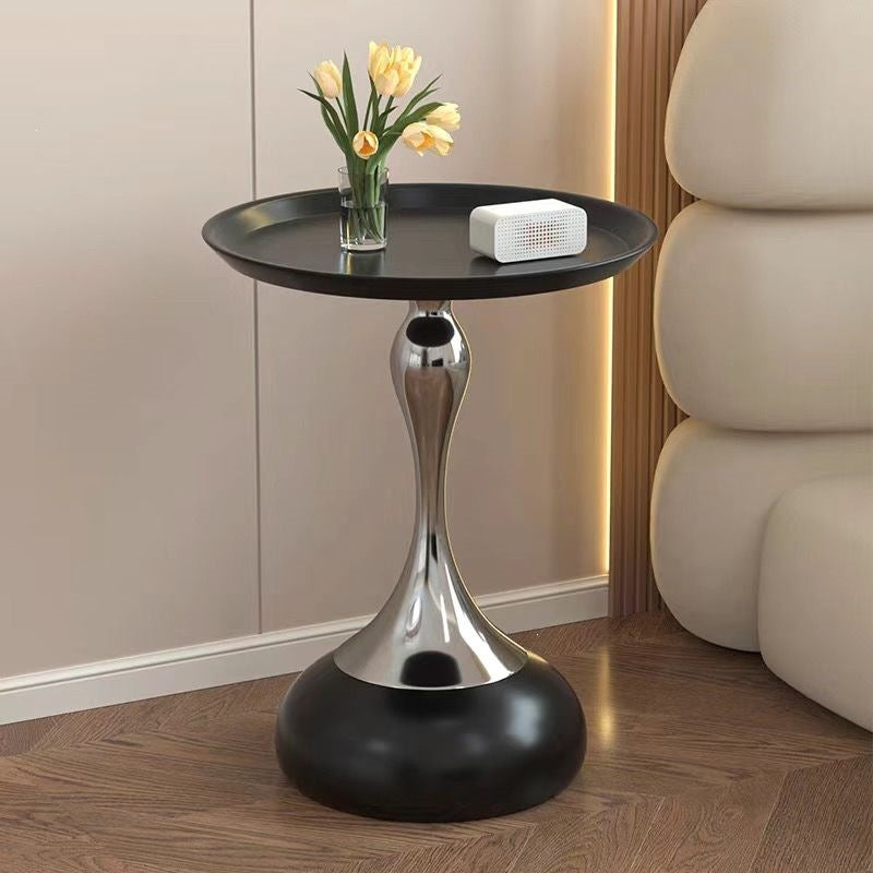 Accessible luxury sofa side table living room for home small coffee table side table retro corner table iron bedside storage balcony small round table