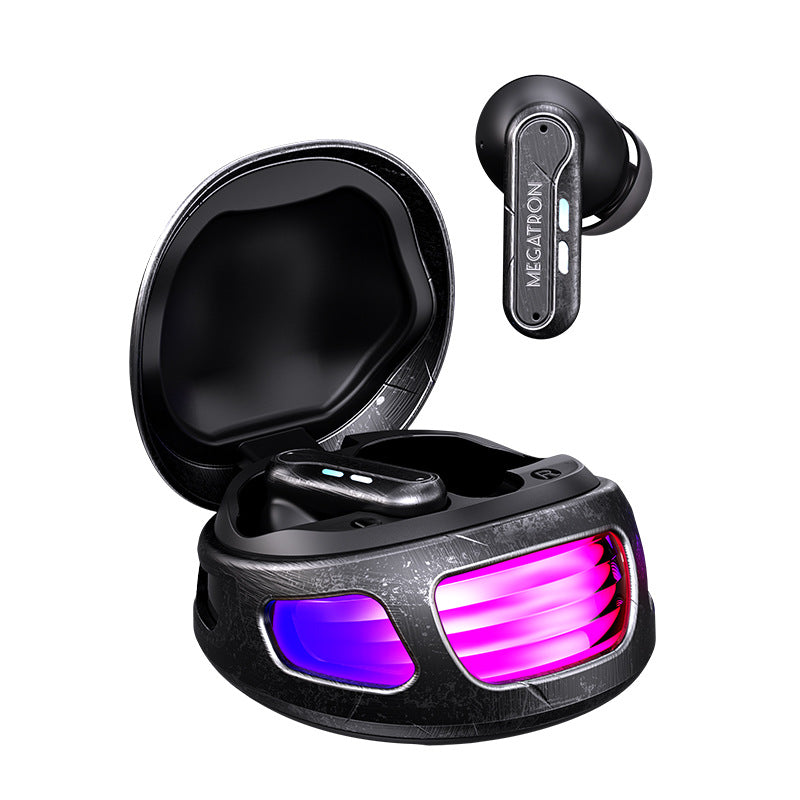 new product t16 bluetooth earbuds: smart zinc alloy, dazzling ambient lighting, dual-mode, low latency, bluetooth 6.0