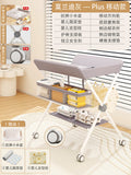 Gray [plus mobile model] + storage rack + clothes drying rod + storage basket + silent wheels