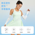 Summer ice silk cooling sleeves - uv protection, outdoor sports, cycling arm sleeves - cooling, breathable, sun protection ice sleeves for women