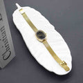Wholesale ready-to-ship women's leather strap watches, new quartz watches, oval-shaped, petite, korean-style women's watches, cross-border wristwatches
