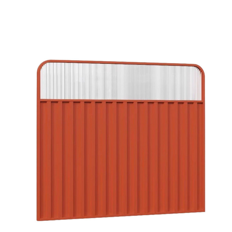 Changhong glass wrought iron card seat sofa low partition hot pot barbecue milk tea shop aisle fence modern simple decoration