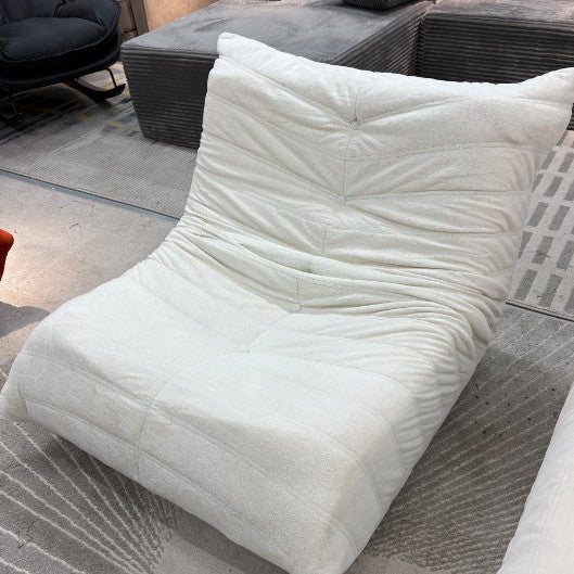 Caterpillar sofa balcony casual chair living room reclining and sleeping cream reclining lazy sofa