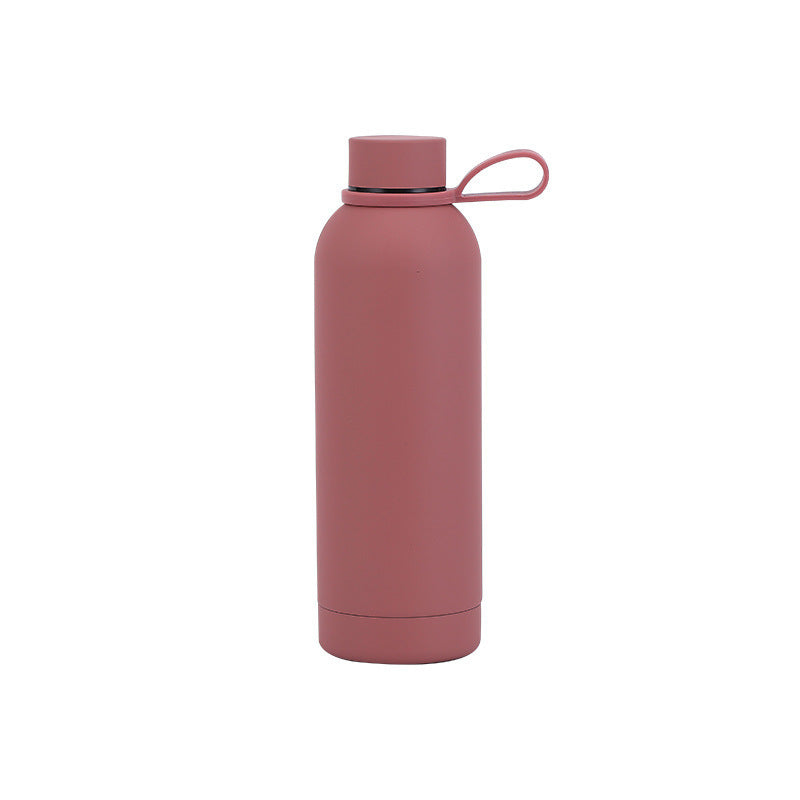 new arrival 304 stainless steel thermos cup large capacity double-layer vacuum small mouth bottle portable car sports water cup