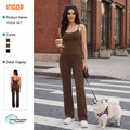 double-layer nude yoga wear pure color sleeveless fitness suitslimming lookcasual yoga suit women's summer