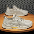 Men's winter breathable mesh lightweight hollow-out running casual sports shoes for work, business, and labor protection - trendy footwear