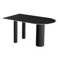 Black frame - matte black single round head
