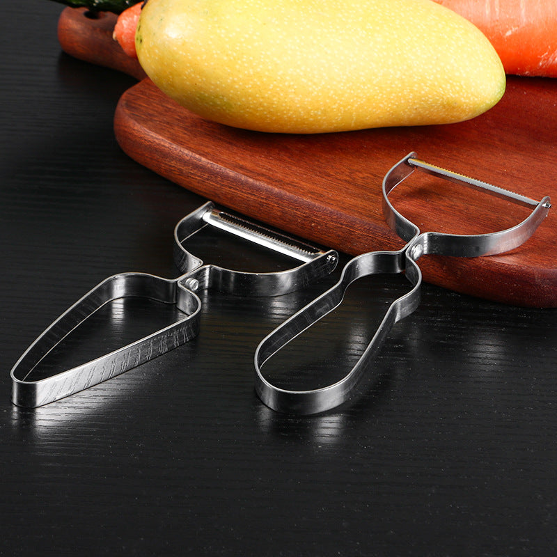 Stainless steel 3-in-1 peeler set - fruit, vegetable, and potato peeler for home and commercial use - kitchen gadget set