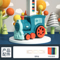 Domino electric train automatic building block dispenser - fun & educational toy for kids - popular cross-border toy