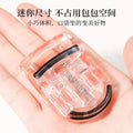 Rhino frameless wide-angle eyelash curler - no pinching, mini size for women, makeup artist-grade beauty tool