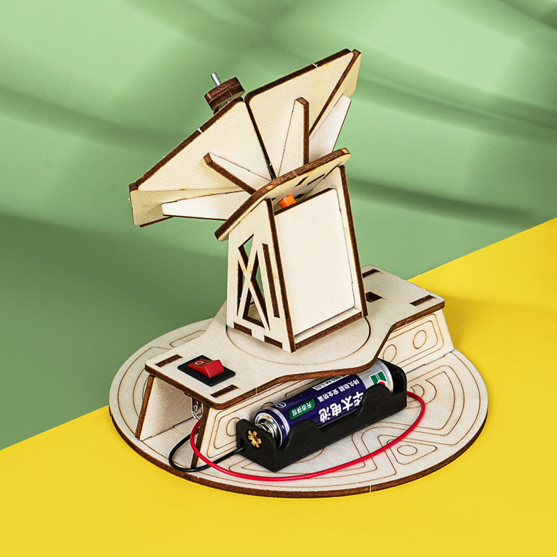 Radar detection satellite model, science and technology small production science experiment handmade DIY children's student teaching aids material package
