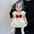 Summer baby girl's new romper dress, infant dress, crawler, and korean-style heart-patterned romper
