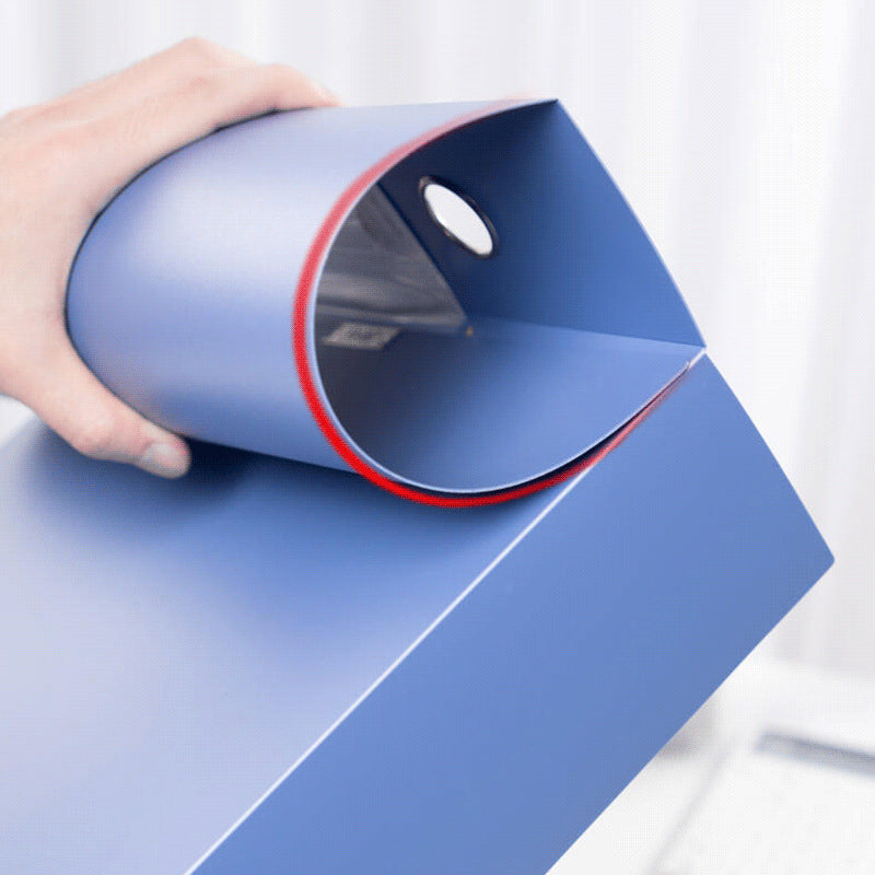 Deli A4 buckle file box office supply data box large capacity paper finishing accounting voucher box file box