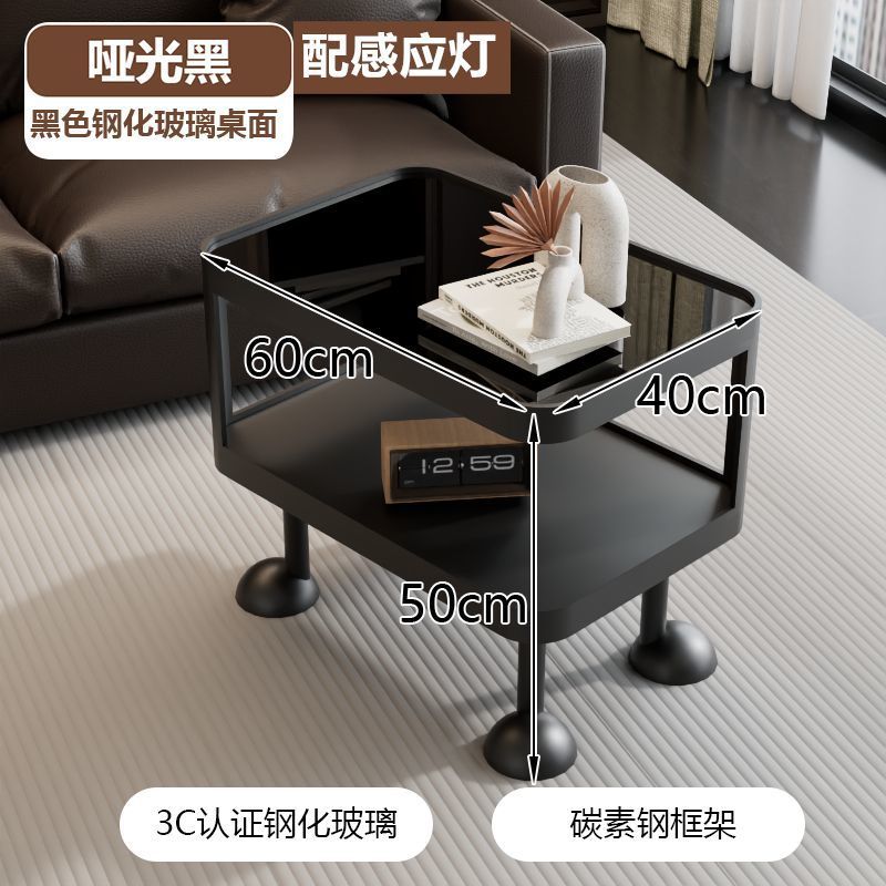 Creative metal ornaments side table cream bedroom living room casual bedside table storage rack sofa coffee table floor storage