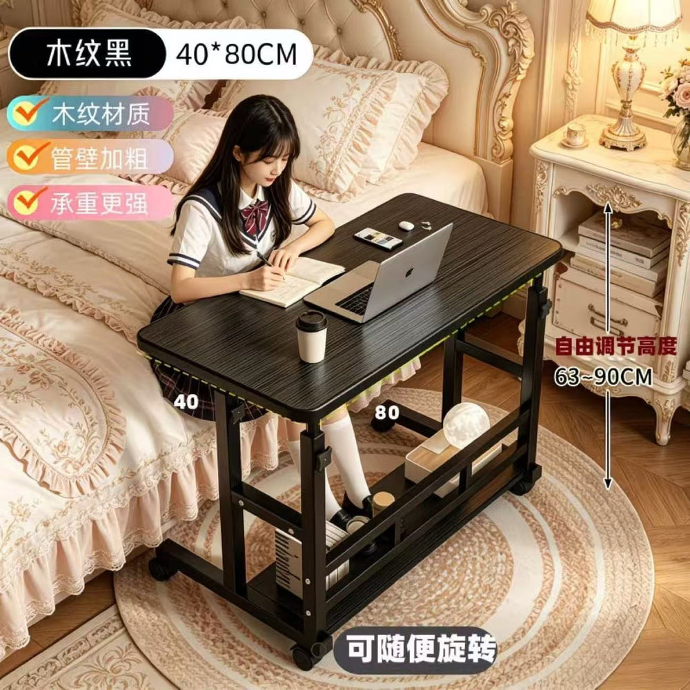 Bedside table movablelift computer desk bedroom for home simple student writing desk dormitory bedside desk