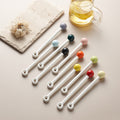 New macaron color milk powder mixing stick, high-value ceramic milk stirrer, multi-purpose mixing rod, underglaze color, milk powder stirrer
