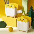 Chopstick holder divided chopstick cage drain rack storage rack holder for home chopstick holder kitchen chopstick cage knife holder all-in-one storage box
