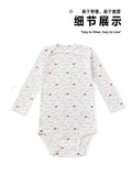 Baby long-sleeve romper, spring/autumn bodysuit, newborn girl's outing underwear, class a newborn clothing, cross-border dropshipping available
