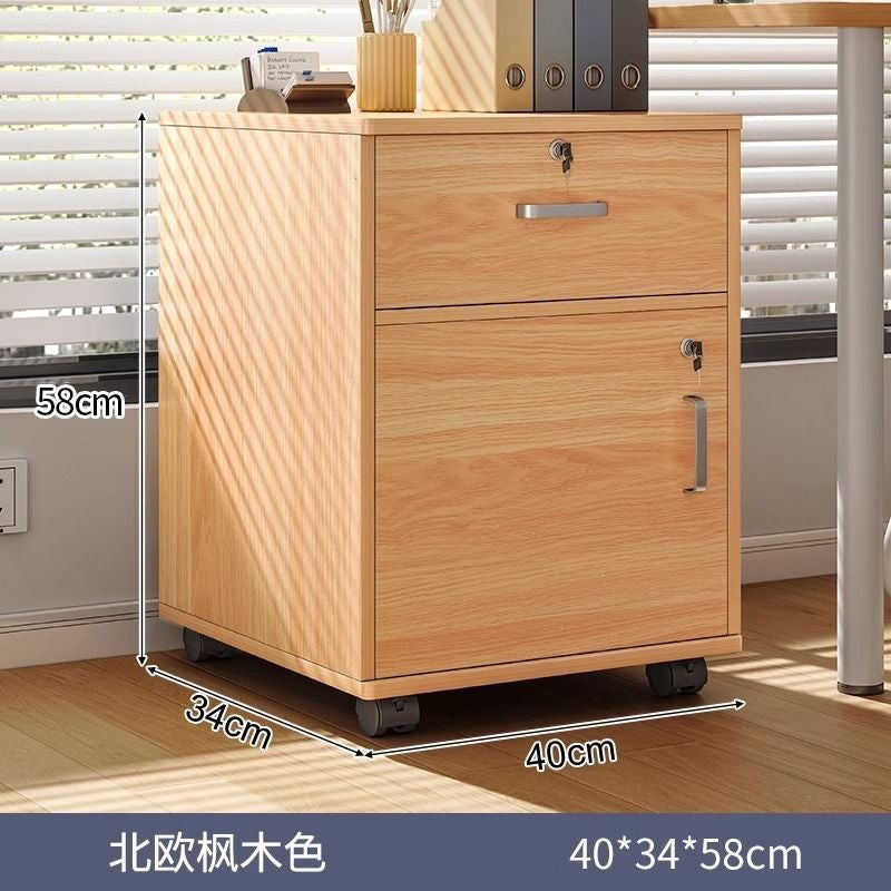 File cabinet table storage rack wooden side cabinet with lock storage cabinet storage cabinet office desk storage cabinet information cabinet