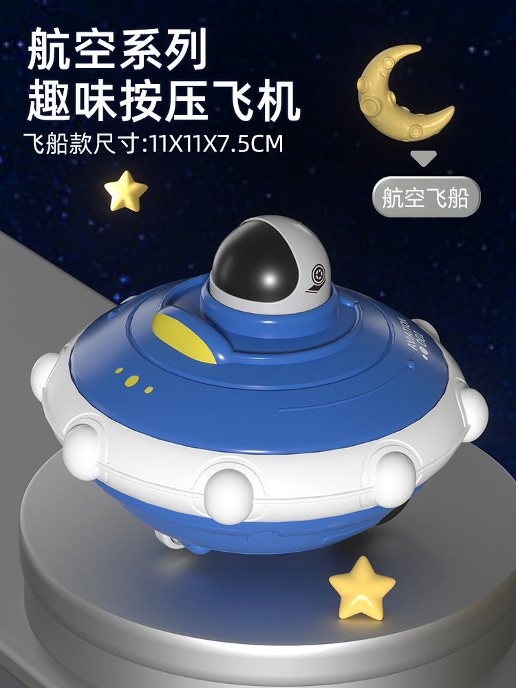 hot-selling press aerospace pull-back inertia car animal baby educational kids toys for boys and girls night market stalls