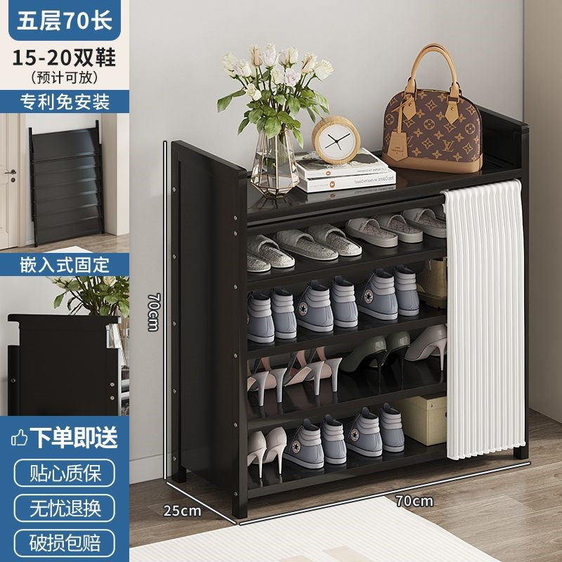 Shoe rack, installation-free, foldable, for home, doorway, entrance, dormitory, rental house, storage, simple and space-saving shoe cabinet