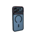 Lycra matte skin feel magnetic compatible iphone 17 case, iphone 16, iphone 15 large window premium protective cover