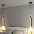 New trendy bedside pendant light, creative and unique wall lamp for bedroom, living room tv background wall, hanging wire lighting fixture