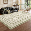 Carpet living room green french retro medieval style no-wash waterproof sofa bedroom easy-care classy floor mat