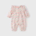 Baby clothes autumn outfit girl's romper autumn double layer cute long sleeve crawling suit princess outing clothes