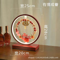 Red festive wedding table lamp bedroom bedside lamp wedding room everlasting light gift wedding creative led warm romantic