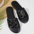 2026 women's summer fashion versatile sandals - slip-on women's shoes, outdoor slippers, hot pressed electric embroidery flat sandals