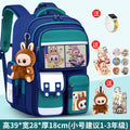 2026 new labubu backpack for girls, elementary school students grades 1-6, boys' lightweight kids' backpack, spine protection, and weight reduction