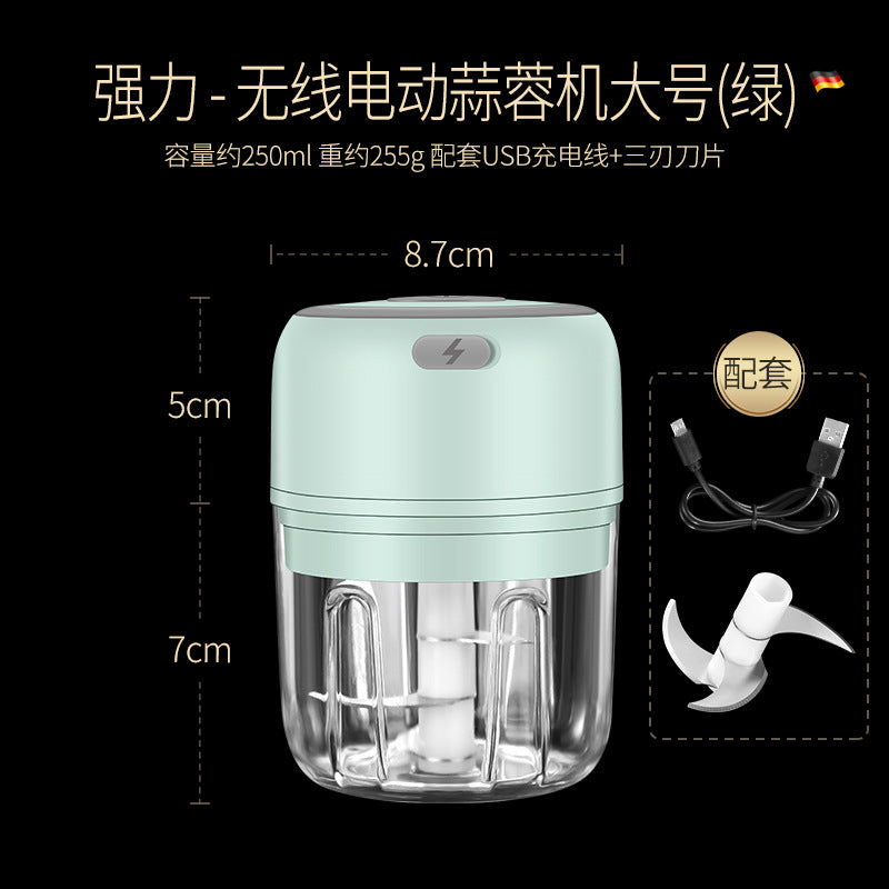 Baby, baby food aid, cooking machine, electric garlic puree, grinder, electric garlic masher, garlic grinder, garlic beating